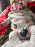 戴維貝拉（DAVE＆BELLA）女童連褲襪兒童襪子女寶寶秋裝嬰兒連腳襪幼兒打底褲 灰色DBJ17140-N 1條 66cm（建議身高59-66cm) 曬單實拍圖