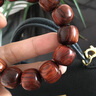FACAMAN高品質(zhì)海南黃花梨手串男紫油梨藏式桶珠老料文玩把件父親節(jié)送長輩 海黃紫油梨【12*13mm-16顆】 曬單實(shí)拍圖