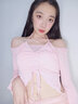 清晨的星星可愛甜酷愛心串珠項鏈女款高級感鎖骨鏈輕奢小眾毛衣鏈?zhǔn)罪楊i鏈春 粉色愛心 曬單實拍圖