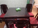 祥蘊閣紅木家具 印尼黑酸枝（學(xué)名：闊葉黃檀）象頭四方桌中式實(shí)木休閑桌椅帶抽 88CM象頭四方桌 曬單實(shí)拍圖