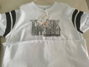 阿尼三夏季短袖T恤男青少年2025新款潮流帥氣初中高中學(xué)生大童半袖夏裝   白色 L 曬單實(shí)拍圖