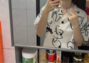 野獸派家居（tbh）【龔俊同款】Z系列天絲棉條紋家居服套裝女四季可外穿情侶睡衣 天絲棉長(cháng)款家居服套裝 黑豹 S 曬單實(shí)拍圖