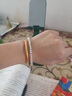 中國黃金（CHINA GOLD）銀手鏈女士S99足銀兩世歡手鏈串珠七夕情人節(jié)禮物送老婆長輩媽媽 足銀兩世歡手鏈約11g*真愛禮盒 曬單實拍圖