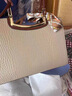 AVALEA SONG輕奢包包女2025新款大容量托特包送媽媽40歲50生日禮物手提包氣質(zhì) 米杏色 送絲巾 送媽媽的生日禮物送老婆送長(cháng)輩 曬單實(shí)拍圖