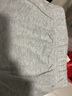 秋蟬36支秋蟬牌棉毛衫中老年人秋衣秋褲男士套裝純棉保暖內(nèi)衣打底長褲 40927-花灰褲子 105公分 曬單實(shí)拍圖