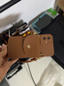 八腳獸斜挎零錢(qián)卡包蘋(píng)果17Promax手機殼女生iphone16Promax簡(jiǎn)約15Pro背帶掛繩13全包硅膠plus防摔軟殼 【棕色】零錢(qián)包+皮質(zhì)斜挎 iPhone12 曬單實(shí)拍圖