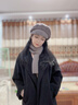 蘇木佰（SOMUBAY）冬天中老年人帽子女媽媽兔毛針織帽加絨保暖盆帽老年人奶奶毛線帽 咖色 【單帽】 均碼（56-58cm） 曬單實拍圖