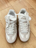 73Hours明星同款女鞋布朗尼25春夏新款舒適平底德訓鞋阿甘鞋休閑運動(dòng)鞋 白灰 35 曬單實(shí)拍圖
