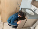 大東小皮鞋女2025新款春季學(xué)院高跟粗跟圓頭套腳女鞋0105 黑色 36 曬單實(shí)拍圖
