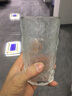 格娜斯（CRISTALGLASS） 日式冰川紋玻璃杯子家用客廳喝水杯待客綠茶杯套裝水晶杯水具 透明冰川杯高款6只+黑色杯架 曬單實(shí)拍圖