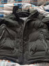 啄木鳥(niǎo)2024冬季新款羽絨服男士短款立領(lǐng)衣服加厚韓版潮牌青年冬裝外套男 黑色 L 曬單實(shí)拍圖