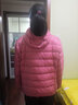 VRSZEE高端品牌輕薄羽絨服女短款連帽25秋冬季新款修身輕便韓版時(shí)尚外套 粉色【連帽】 2XL 曬單實(shí)拍圖