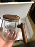 逸集茶水分離飄逸杯胡桃木加厚全玻璃內(nèi)膽過濾泡茶壺功夫茶具家用茶壺 C1飄逸杯 700ml 曬單實拍圖