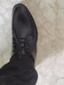 蜻蜓牌男士棉皮鞋男真皮冬季加絨保暖休閑黑色軟皮內增高商務(wù)正裝婚鞋子 黑色冬季加絨款 44 曬單實(shí)拍圖