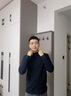 恒源祥秋衣男純棉抗菌單件上衣秋冬薄款半高領(lǐng)保暖內衣打底棉毛衫 【半高領(lǐng)上衣】黑色 XL/175【尺碼推薦130-150斤】 曬單實(shí)拍圖