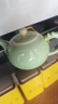 杰藝青瓷茶壺功夫茶具單個蓋碗家用公道杯泡茶壺陶瓷中式茶具茶漏過濾 梅子青【茶壺】龍頭 曬單實拍圖