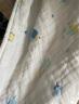 全棉时代 婴儿浴巾 新生儿童6层水洗纱布浴巾宝宝纯棉 狮子飞机蓝95*95cm 实拍图