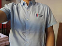 以堡狼（YIBAOLANG）新款短袖襯衫男潮流韓版修身休閑襯衣免燙抗皺夏季半袖夏季薄款 兩件自由組合（請留言顏色） 3XL（150-165斤） 曬單實(shí)拍圖