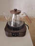 楓嵐情玻璃側(cè)把煮茶壺家用辦公蒸汽煮茶器耐高溫?zé)畨仉娞諣t專(zhuān)用養(yǎng)生壺 胡桃木側(cè)把壺+灰色 1L 曬單實(shí)拍圖