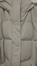 edition羽絨服女冬新款連帽短款防風保暖鵝絨面包服小個子 豆綠色K07 XS 155 曬單實拍圖