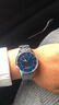 雷諾（RARONE）男士手表全自動(dòng)機械表進(jìn)口機芯鏤空品牌新年情人節生日禮物男朋友 【軍艦系列】藍面鋼帶（贈皮帶） 曬單實(shí)拍圖