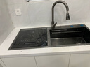 碟美x5+加大550水槽洗碗機水槽一體全自動(dòng)家用嵌入式免安裝小型洗炒鍋大容量除菌烘干可洗水果蔬菜 X5+款洗碗機  超聲波 銀色 左邊洗碗機 曬單實(shí)拍圖