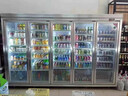 慕雪商用冷藏飲料柜展示柜超市啤酒飲料牛奶水果保鮮柜冷柜帶外機分體式立式三開(kāi)門(mén)四開(kāi)門(mén)展示柜冰箱 無(wú)邊全屏款四門(mén)除霧2800寬加大款 0x000x2100mm 曬單實(shí)拍圖