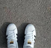 ADIDAS阿迪达斯金标贝壳头小白鞋 三叶草SUPERSTAR运动休闲鞋男女FU7712 36.5码 实拍图