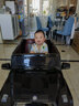 薩瑪特奔馳大G兒童電動(dòng)車(chē)四驅電瓶車(chē)玩具可坐人遙控自駕兒童節生日禮物 頂配 烤漆黑+四驅+加大鋰電+軟胎皮座 曬單實(shí)拍圖