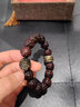 易明居十二生肖金曜石手串小葉紫檀貔貅文玩佛珠轉運珠六字真言手鏈男女 【金曜石屬鼠】貔貅小葉紫檀手串 曬單實(shí)拍圖