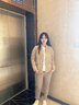 羅蒙棉服女裝2025年裝新款小個(gè)子女韓版輕薄小香風(fēng)氣質(zhì)季棉衣外套 卡其 L 曬單實(shí)拍圖
