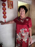 意枕上香云紗重磅真絲連衣裙女夏季中年媽媽桑蠶絲高貴改良旗袍裙 紅色 2XL 建議120-130 曬單實拍圖
