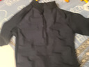 迷你巴拉【mini親子】男女童撞色柔軟羽絨服寶寶保暖羽絨外套 黑色90001 120 曬單實(shí)拍圖
