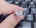 佳簡白18K金訂婚結(jié)婚男士鉆戒 GIA裸鉆對戒定制 Pt950鉑金鉆石戒指男 現(xiàn)貨 PT950 SI/FG 15分 5.3克 曬單實拍圖