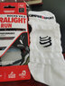 COMPRESSPORTCS壓縮 v4.0 跑步 輕量 低幫襪 UL RUN Low Socks 白/合金灰 T2（鞋碼39-41） 曬單實(shí)拍圖