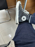 匡威（Converse）官方1970S男女高幫牛皮革休閑板鞋經(jīng)典黑黑色A13863C A13863C 41 曬單實(shí)拍圖