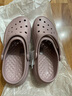 斯凱奇（Skechers）洞洞鞋女休閑外穿拖鞋戶外沙灘鞋透氣泡泡鞋鞋子輕質(zhì)軟彈 111514 111514-MVE 茱萸粉 37 曬單實拍圖