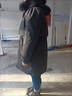 貝娜妮羽絨服女士中長(zhǎng)款活里活面可拆卸內(nèi)膽白鴨絨派克服冬裝外套加厚款 黑色 3XL建議160-180斤 曬單實(shí)拍圖