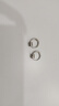 曼蒂婭999足銀耳環(huán)女小蠻腰耳圈高級感耳扣潮流新款圈圈耳飾耳環(huán)禮物 999足銀小蠻腰耳圈 曬單實拍圖