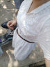 皮尔卡丹（pierre cardin）连衣裙2024新款夏季时尚女装韩版纯色短袖简约时尚中长款裙子女 白色 2XL （建议125-140斤） 实拍图