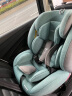 贝蒂乐360度旋转儿童安全座椅0-12岁汽车用可坐可躺安全椅isofix硬接口婴儿宝宝车载坐椅 薄荷绿（360度旋转+双接口+骨架加宽） 实拍图