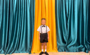 蘿卜唄唄（LUOBOBEIBEI）男童禮服夏季休閑襯衫背帶褲套裝生日主持演出服 襯衫四件套 110  曬單實拍圖