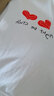 紅蜻蜓 t恤女早春夏季新款短袖韓版女裝潮顯瘦純棉打底衫時(shí)尚上衣 白色 2XL 曬單實(shí)拍圖