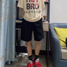 妙奕嘉冰絲短褲男士夏季外穿五分褲休閑大褲衩沙灘運(yùn)動(dòng)短褲速干寬松中褲 冰絲垂感空調(diào)短褲【黑色】 2XL 【建議135-150斤】 曬單實(shí)拍圖