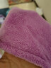 洁丽雅（Grace）干发帽 柔软强吸水干发帽 65x25cm 雪花绒包头速干擦头毛巾 紫色 实拍图
