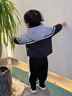 幼歌（YOUGE） 嬰幼兒連帽加絨加厚運動(dòng)夾棉外套撞色松緊休閑褲 米奇外套 80 cm 曬單實(shí)拍圖