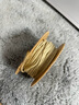 靈久久 文玩手搓棉線彩色棉繩金剛星月菩提串珠線DIY流蘇編織線佛珠星月菩提穿線繩子 麻色 1.2mm長(zhǎng)25m 曬單實(shí)拍圖
