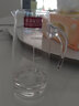 水晶玻璃白酒分酒器酒壺家用小號扎壺洋酒紅酒醒酒器飯店用500ml 直身款300ml(帶刻度) 曬單實(shí)拍圖