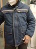 邦固依品牛仔工作服男棉服外套冬季電焊防燙阻燃勞保棉衣加厚加絨耐磨棉襖 9003牛仔棉衣 2XL 曬單實(shí)拍圖