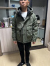 JEEP SPIRIT防寒羽絨服男裝加厚冬季2025新款潮牌高端美式工裝輕薄沖鋒外套男 JEEP軍綠色【90%顧客購買(mǎi)】 L 【偏大一碼 建議115-140斤】 曬單實(shí)拍圖